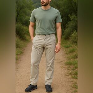 The North Face Men’s Lightweight Pants Size 34 Regular Beige Casual Outdoor